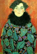 Gustav Klimt portratt av johanna staude oil
